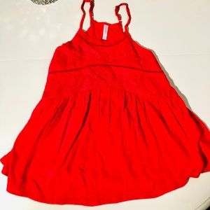 Coral Spaghetti Strap Blouse